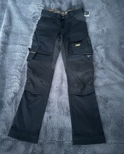 Snickers 6341 AllroundWork Black Stretch Trousers Slim Fit
