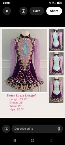 Irish dancing dress - irish,