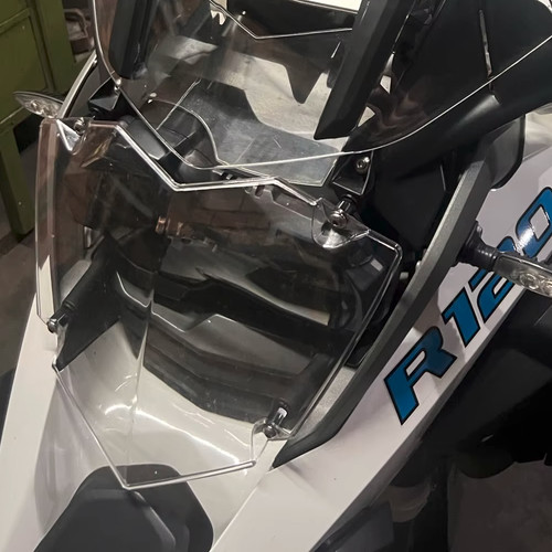 Front glass acrylic headlight - glass,