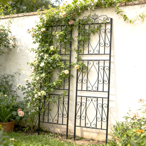 Large metal garden trellis - metal,