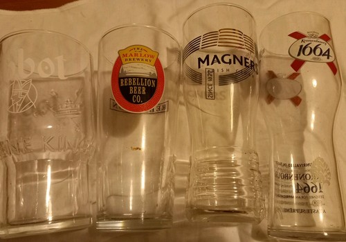 Rebellion beer pint glasse - beer, co