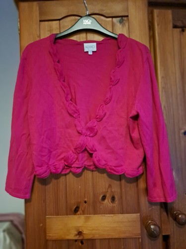 Kaliki pink bolero cardigan - pink,