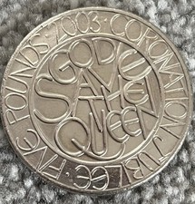 2003 Coronation Jubilee £5 Coin Uncirculated Royal Mint Been In Storage Ex Cond