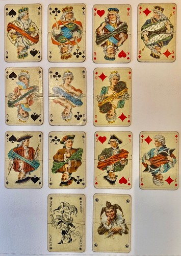Vintage playing cards - vintage,