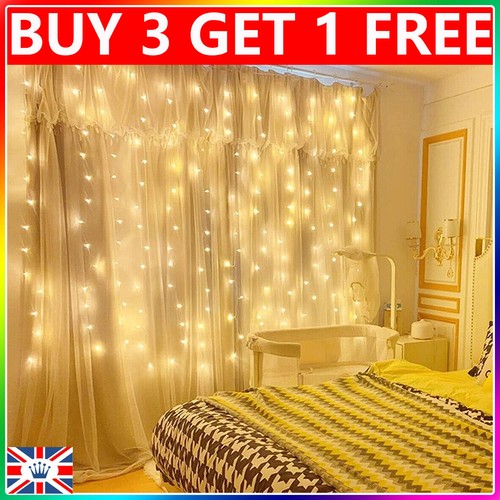 Christmas curtain lights fairy - curtain,