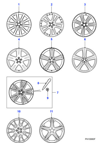 Jaguar alloy road wheel 0 - alloy,