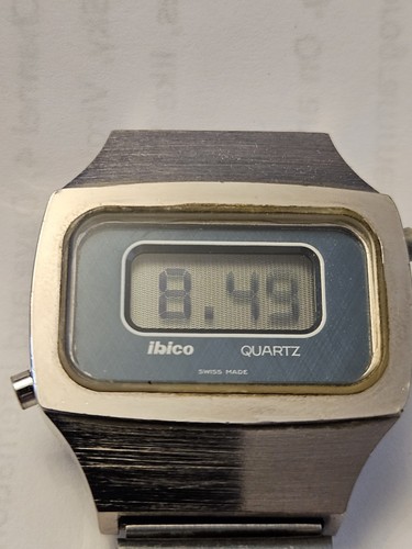 Ibico 1970s lcd digital watch - ibico,