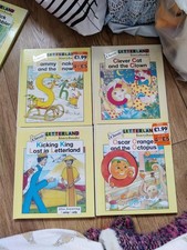 Vintage Letterland Books Reading Book Kids Learning Early Books First Book