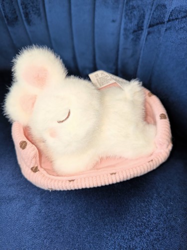 Cute sleeping bunny - sleeping, toy