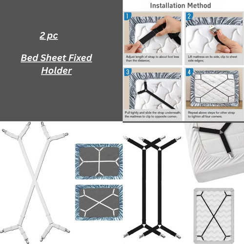 Adjustable bed sheet straps - adjustable,