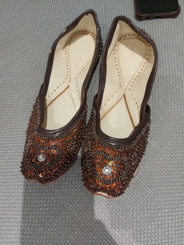 Ladies khussa beeded shoes - ladies,