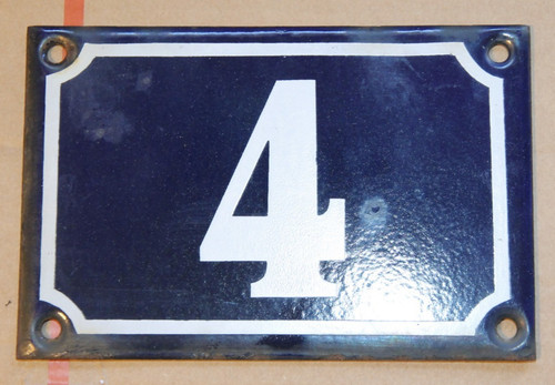 Vintage french blue enamel - vintage,