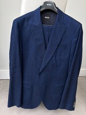 Hugo Boss Dark Blue Linen