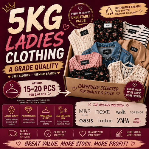 5kg ladies clothing - 5kg,