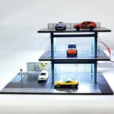 1:64 Scale LED Car Garage