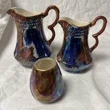 Vintage Old Court Ware lustre items x 3