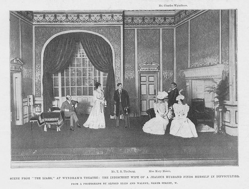 Theatre scene from the liars - scene,