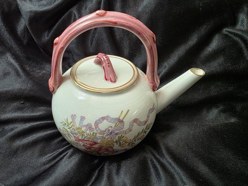 Rare antique majolica flowers - majolica,
