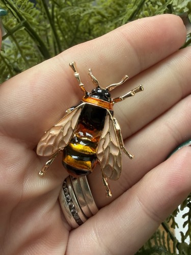 Cute little bumble - little, enamel