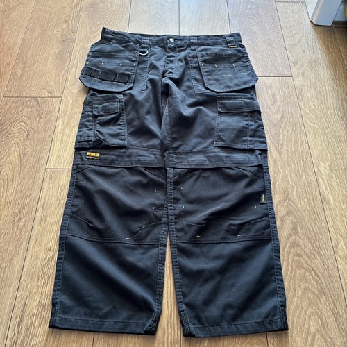Dewalt black work trousers 38w - work,