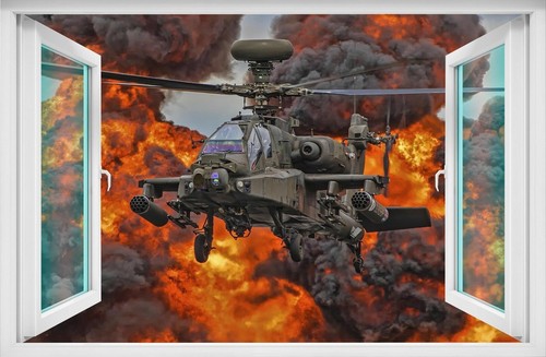 Apache helicopter military - helicopter,