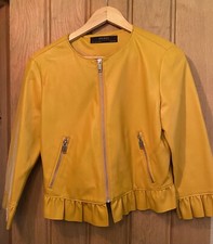 Zara - Mustard Zip Up Jacket -