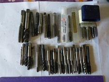 job lot of BSW Whitworth hand and machine taps spiral 3/16" to 3/4" (17)