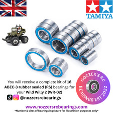 Tamiya Wild Willy 2 (WR-02) Complete Bearing Kit