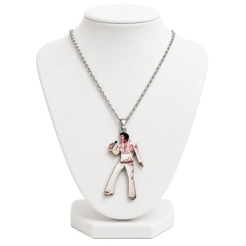 Elvis necklace white - -,