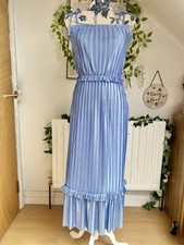 Miss Selfridge Blue Pleated