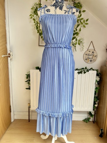 Miss selfridge blue - selfridge, pleated