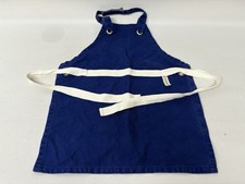 Le Creuset Apron Kids 100% Cotton Canvas Blue