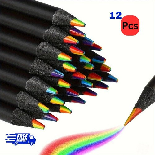 12pcs black wood rainbow - wood,