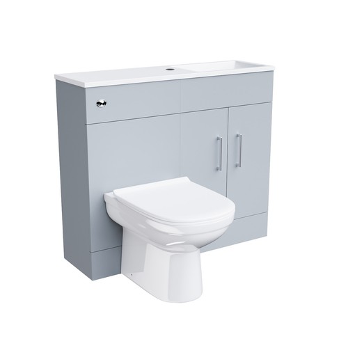 1000mm matte grey slimline - 1000mm,