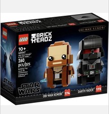 🌟New🌟LEGO Star Wars Brick Headz 40547 Darth Vader Obi-Wan Kenobi FREE P&P ✅✅