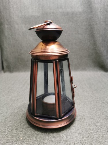 Vintage copper glass - copper,