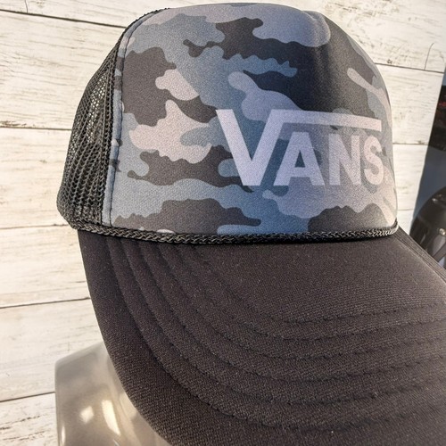 Vans trucker hat camo - vans, grey