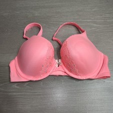 Victoria’s Secret Body By Victoria Padded Perfect Coverage Bra,Pink Bling, 34C