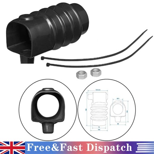 Trailer rubber hitch bellow - rubber,