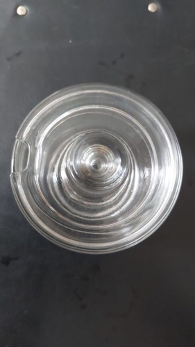 Vintage glass jam pot - glass,