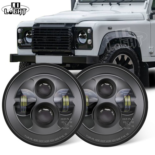 Pair led headlights e - 7",