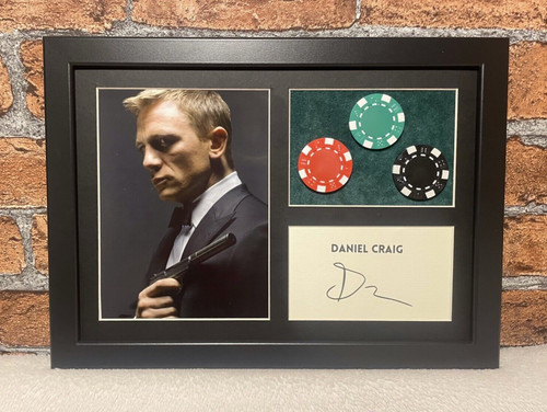 Daniel craig autograph - daniel, framed