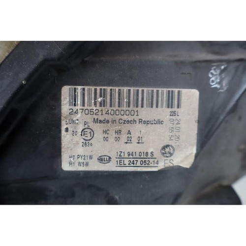 Headlamp for skoda - rh,