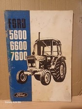 Vintage 1979 Ford Tractor Operators Manual, 5600, 6600, 7600
