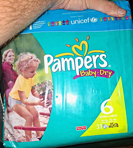 Vintage pampers baby dry - pampers, baby-dry