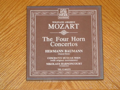 Mozart horn concertos - horn, by