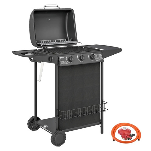 Burner gas barbecue grill - barbecue,