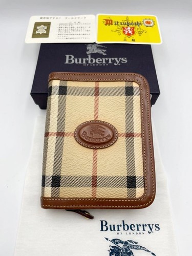 Burberry round zipper fold - burberry, bi-fold