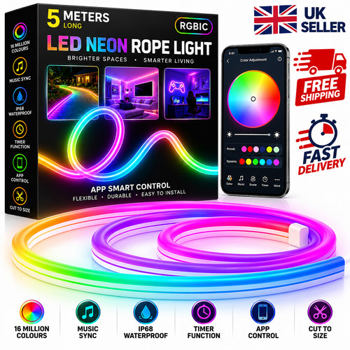 Led neon lights strip rgb - neon,