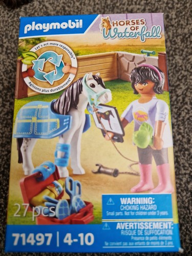 Playmobil horses waterfall - of,
